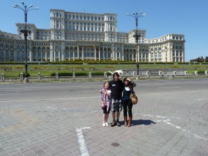 Peoples Palace with Mother and Sister